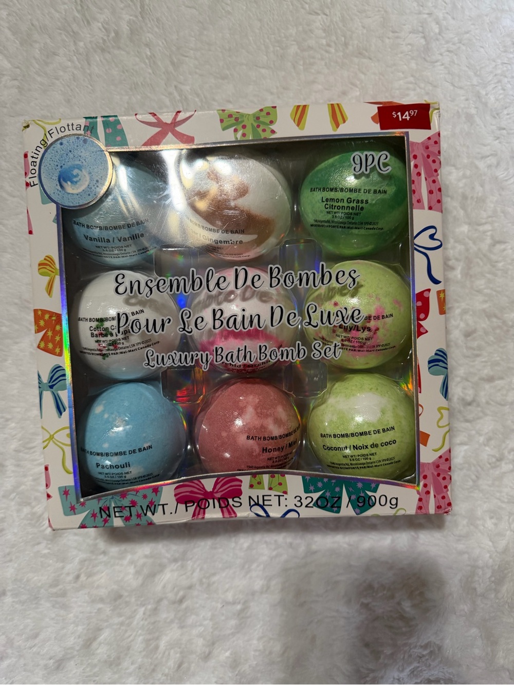 Luxury Bath Bomb Set - Assorted Colors